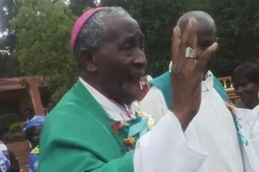 Late Archbishop Emeritus Joseph Henry Ganda, the first Priest in Sierra Leone who passed on Wednesday 9 August 2023. Credit: Radio Maria Sierra Leone