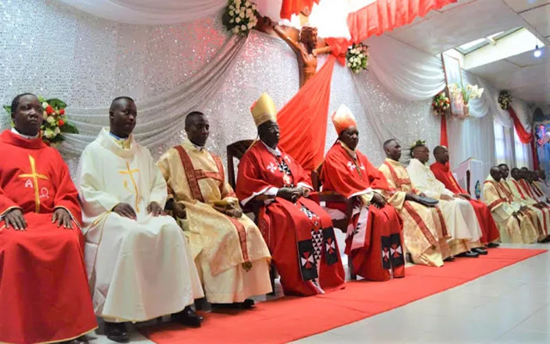Bishops and Priests at the launch of Centenary celebrations of Crosier in DR Congo