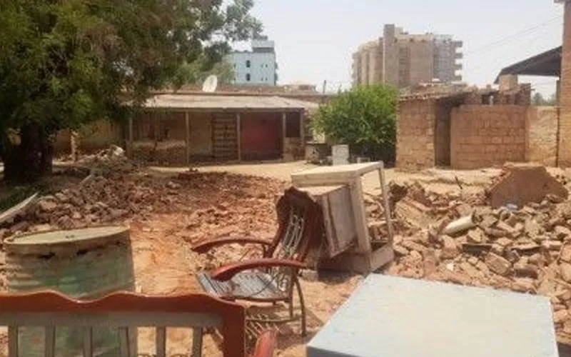 The site of the attempted demolition in Omdurman. Credit: CSW