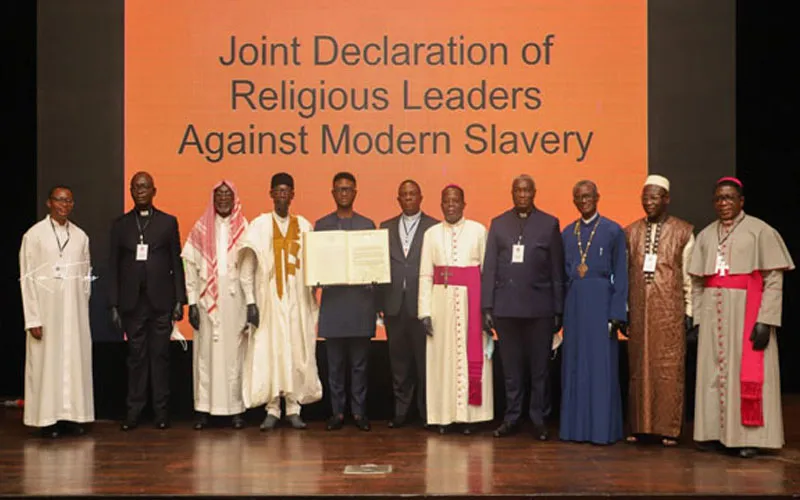 Religious leaders in Africa sign Joint Declaration of Religious Leaders Against Modern Slavery. Credit: Courtesy Photo