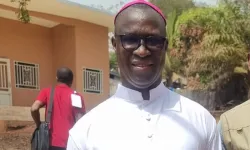 Mons. Moïse Tinguiano, appointed Bishop of the nely erected Diocese of Boké in Guinea on 22 February 2024. Credit: Conakry Archdiocese