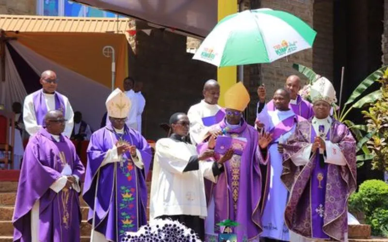 The launch of this year's Lenten Campaign in Kenya in the Archdiocese of Nyeri. Credit: Kenya Conference of Catholic Bishops (KCCB)-Catholic Justice & Peace Department (CJPD)