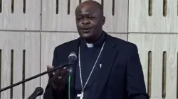 Bishop Cleophas Oseso Tuka during the opening of the 10th edition of the Catholic Private Education Institutions Association-Kenya (CaPEIA-K) conference on Tuesday, 16 April 2024. Credit: Capuchin TV