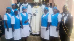 Newly initiated Members of the Knights of St. John International of Nigeria's Katsina Diocese in a group photograph with Bishop Gerald Mamman Musa. Credit: Catholic Diocese of katsina