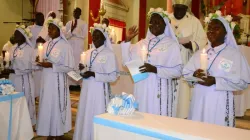 Archbishop John Baptist Odama with some members of the Little Sisters of Mary Immaculate of Gulu (LSMIG). Credit: Uganda Catholics Online