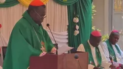 Stephen Ameyu Martin Cardinal Mulla during the 10 January 2024 handing over ceremony.
