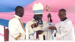 Archbishop Philip Subira Anyolo commissioning 2313 CWA members on Saturday, 23 March 2024. Credit: ACI Africa
