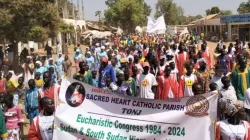 Pilgrims who participated in the pilgrimage for peace. Credit: Fr. Luka Dor/Catholic Diocese of Rumbek
