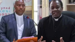Mons. Simon Peter Kamomoe(left) and Mons. Wallace Ng’ang’a Gachihi(right) appointed Auxiliary Bishops of Kenya's Nairobi Archdiocese on 13 February 2024.