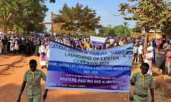 The launch of the Catholic Diocese of Tombura-Yambia (CDTY) 2024 Lenten Campaign. Credit: CDTY