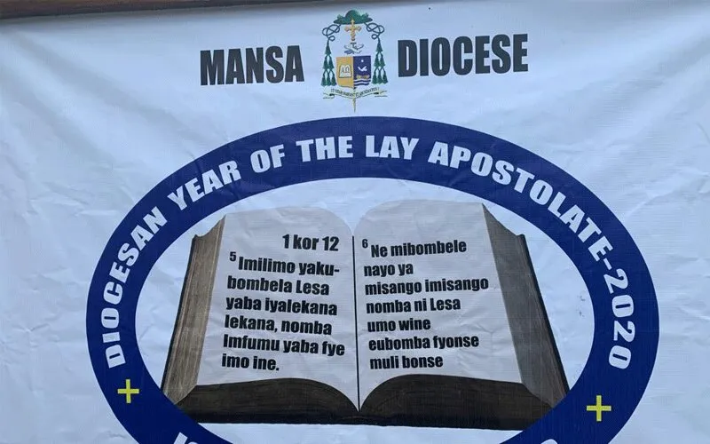 A poster for the Diocesan Year of the Apostolate celebrated this year in the Diocese of Mansa. / Facebook Page Diocese of Mansa.