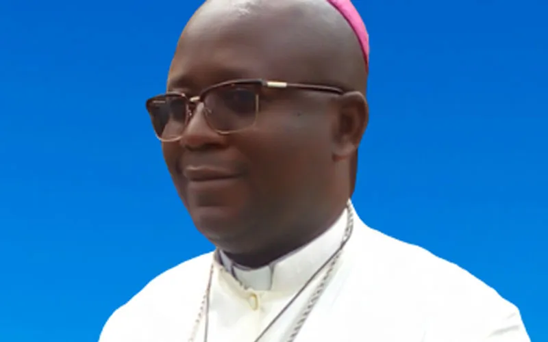 Mons. Toussaint Ngoma Foumanet, appointed Bishop of Congo Brazzaville's Dolisie Diocese on 11 May 2022. Credit: Courtesy Photo