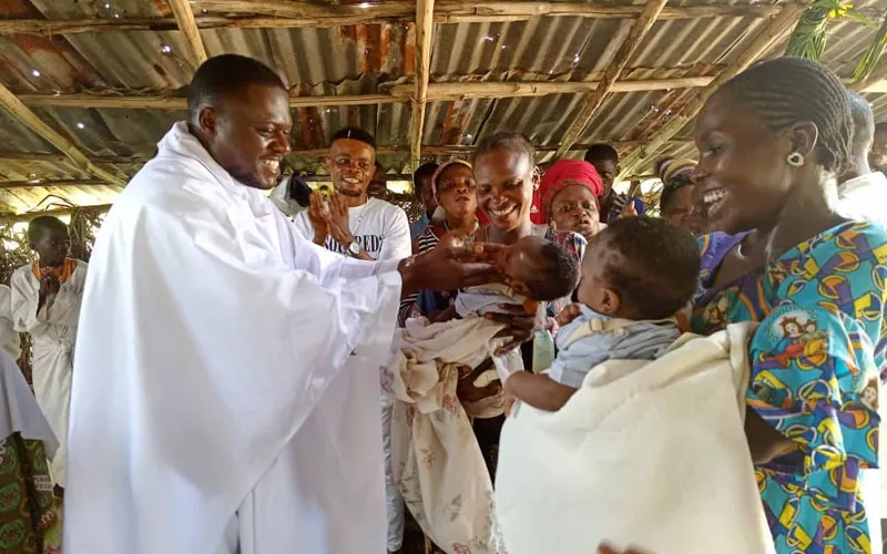 Fr. Patrick Lonkoy Bolengu, a Mill Hill Missionary Priest serving in St. Francis of Paola Parish of the Archdiocese of Kinshasa. Credit: Fr. Patrick Lonkoy Bolengu