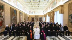 Pope Francis meets participants in an international training course for liturgical celebrations in Catholic dioceses on Jan. 20, 2023 | Vatican Media
