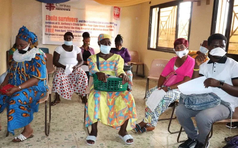 Some Ebola survivors in Sierra Leone beneficiaries of different business ventures set up by Caritas Freetown. / Caritas Freetown