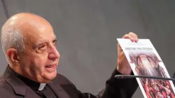 Archbishop Rino Fisichella presents the new Directory for Catechesis at the Vatican, June 25, 2020. / Daniel Ibáñez/CNA.