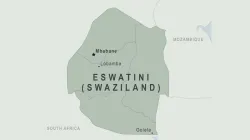 Map of Eswatini/ Credit: Public Domain