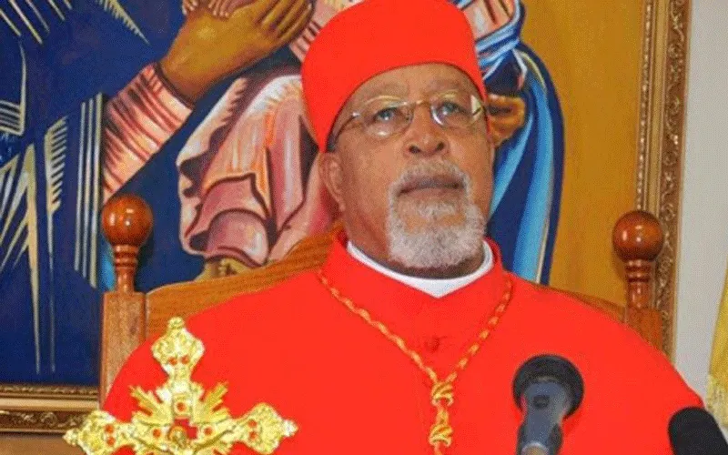 Berhaneyesus Cardinal Souraphel, Archbishop of Addis Ababa, Ethiopia who was denied entry into Eritrea on February 22.
