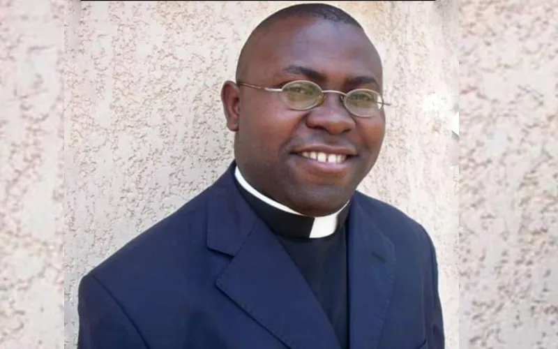 Fr. Christopher Eboka who had been kidnapped by members of Ambazonia separatist movement in Cameroon's Mamfe Diocese. Credit: Fr. Christopher Eboka