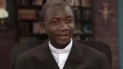 Screenshot of Fr. Herbert Niba during an interview with ETWN. Credit: EWTN
