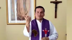 Fr. Jose Martinez celebrating Mass in the Kenyan sign language.