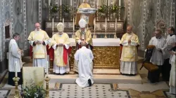 The ordination of Dr. Michael Nazir-Ali to the Catholic priesthood in London, England, Oct. 30, 2021. @UKOrdinariate Twitter account.