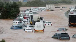 Streets flooded in South Africa's Southeastern Province of KwaZulu-Natal. Credit: Caritas KwaZulu-Natal