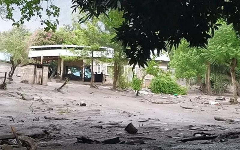 Flash floods destroy properties in Chesogon, Elgeyo-Marakwet County, on April 18, 2020. / Courtesy