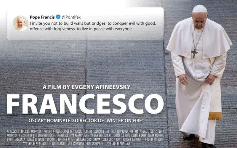 Promotional poster of the Documentary film, "Francesco."