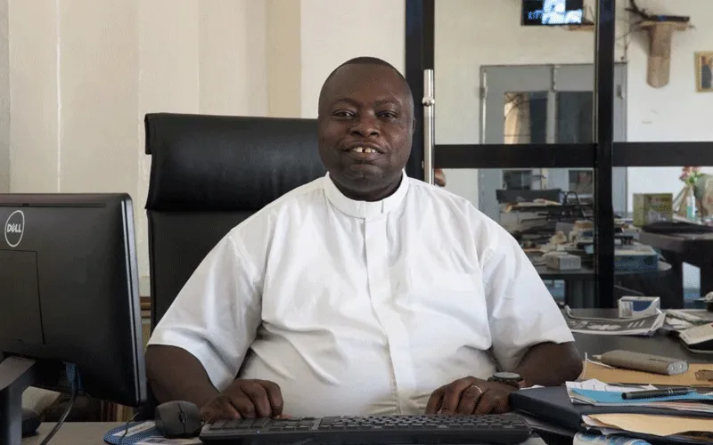 Fr. Peter Konteh, founder of St. Mary’s Interim Child Care Centre within the Archdiocese of Freetown in Sierra Leone, / Caritas Freetown