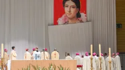 The beatification of Pauline Jaricot in Lyon, France, on May 22, 2022. | Twitter @@diocesedelyon.