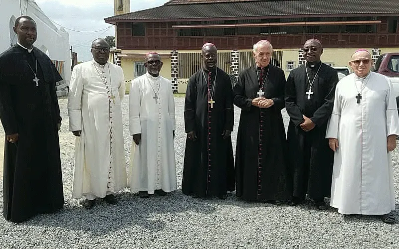 Members of the Episcopal Conference of Gabon.