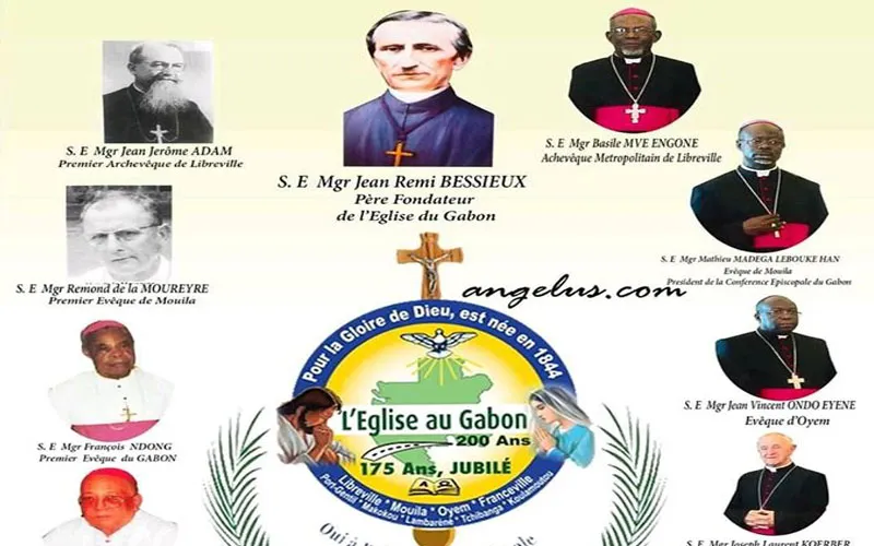 Part of logo for 175th Anniversary of Catholicism in Gabon