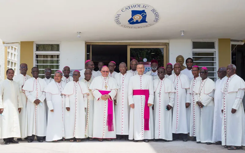 Members of the Ghana Catholic Bishops’ Conference (GCBC). Credit: GCBC