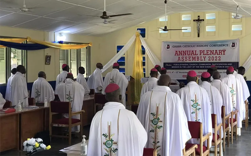 Members of the Ghana Catholic Bishops Conference (GCBC) at their annual Plenary Assembly. Credit: GCBC