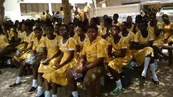 Some Ghanaian Catholic Basic School Pupils of Accra who while at home are to participate in the virtual Television lessons being organised by organised for Basic and Senior High Schools by the Ghana Education Service and Ghana Broadcasting Corporation which kick-started on Wednesday, May 6, 2020.