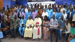Bishop Emmanuel Fianu, seated 4th from left with participants in the National Catholic Health Service Conference in Takoradi, Western Region, Ghana: October 8, 2019 / Fr. Emmanuel Dolphyne, Ghana