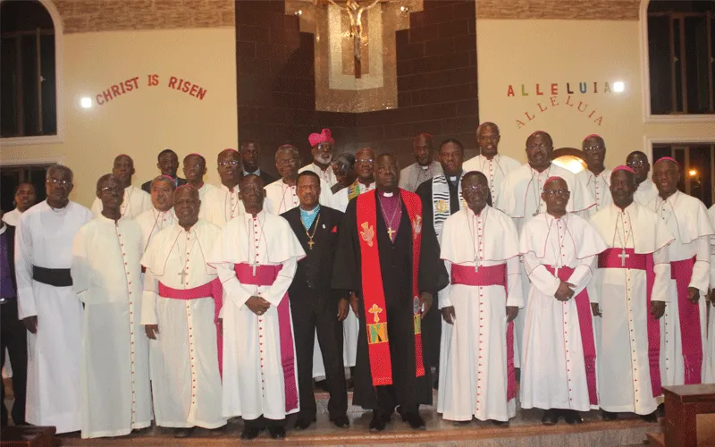 Religious Leaders at an annual Ecumenical Service in May 2018 at
the St. Theresa Catholic Church, Kaneshie, Accra.
