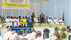President Nana Akufo-Addo addressing Clergy. Credit: The Presidency Republic of Ghana
