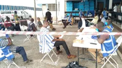 Some Ghanaians going through formalities during the Electoral Commission’s Pilot Voters Registration Exercise which took place on June 2 and 3, 2020 in all 16 Regions across the Country. / Ghana's Electoral Commission