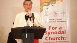 Mario Cardinal Grech addressing delegates during the opening ceremony of the March 1-6 SECAM Plenary Assembly taking place in Ethiopia’s capital city, Addis Ababa. Credit: ACI Africa