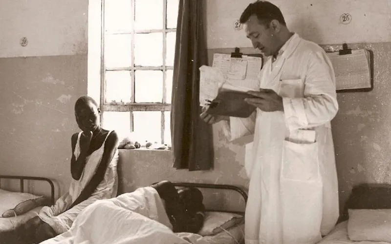 Fr. Giuseppe Ambrosoli, a Comboni Missionary Priest who ministered in Uganda’s Archdiocese of Gulu as a beloved minister of the Eucharist, surgeon, philanthropist, and educator. Credit: Comboni Uganda