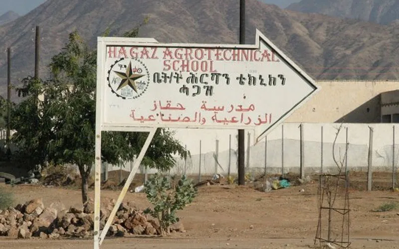 Entrance to Hagaz Agro-Technical School (HATS) in Eritrea. Credit: Courtesy Photo
