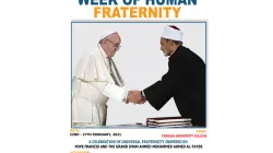 Poster announcing the Week of Human Fraternity / Institute of Religious Dialogue and Islamic Studies (IRDIS)