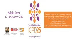 Poster of planned ICPD25, a UN Summit in Nairobi, Kenya