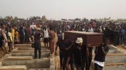 A mass burial site at Genabe village, in Makurdi- Benue State where over 80 people who were killed following an attack on 1 January 2018 on the village were buried. Credit: Catholic Diocese of Makurdi