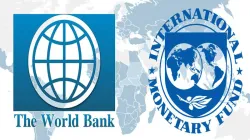 Logo International Monetary Fund (IMF) and the World Bank.