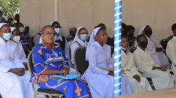 Dr Mary Shawa (in blue), the President of the Legion of Mary for Maula Senatus in Malawi during the launch of the Legion of Mary Centenary celebrations on 16 October 2021. Credit: The Episcopal Conference of Malawi.