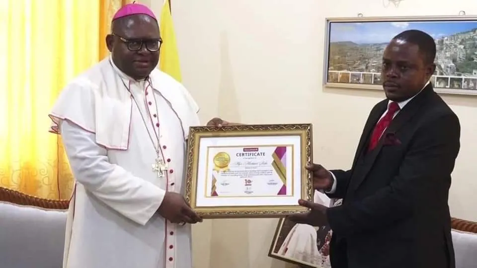 Cameroonian Catholic Bishop Honored for “exceptional” Leadership Skills