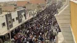 Around 25,000 Christians in Qaraqosh participated in the Palm Sunday procession on April 10, 2022. CREDIT: Bashar Yameel Hanna/CNA